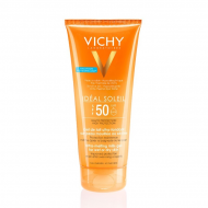 Vichy Ideal Soleil Leite Protetor FPS50+ Pele Molhada ou Seca