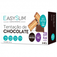 EasySlim Barra de Proteína Tentação de Chocolate 2 Unidades