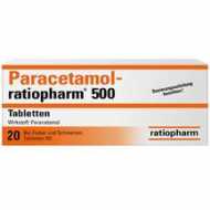 Paracetamol Ratiopharm 500mg 20Comp.