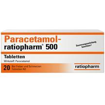 Paracetamol Ratiopharm 500mg 20Comp.
