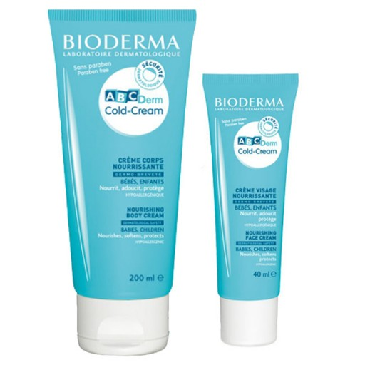 Bioderma ABCDerm. Pack Cold Cream + Creme de Rosto 200+40ml