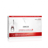 Vichy Dercos Aminexil Clinical 5 Ampolas Tratamento Antiqueda Mulher 21 Unidades