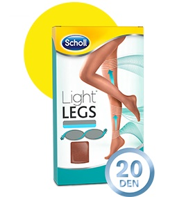 Dr. Scholl Light Legs Collants Comp 20den M Pele