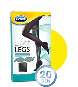 Dr. Scholl Light Legs Collants Compresso 20den M Preto