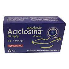 Aciclosina, 50 mg/g-2 g x 1 creme bisnaga