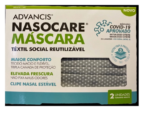 Advancis Nasocare Mascara Social R Ad Bl CzX2