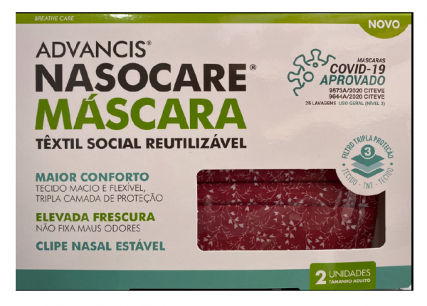 Advancis Nasocare Mascara Social R Ad Flores X2