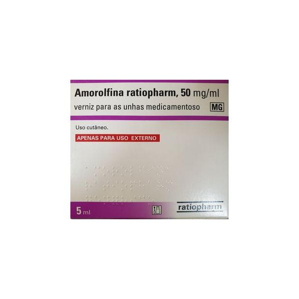 Amorolfina Ratiopharm Verniz para Unhas Medicamentoso