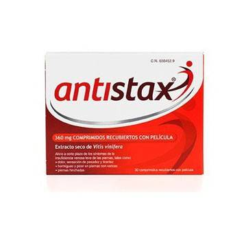 Antistax 360mg 30 Comprimidos Revestidos
