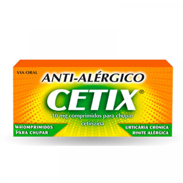 Cetix , 10 mg Blister 14 Unidade(s) Comp chupar