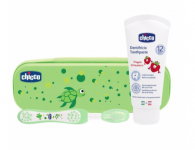 Chicco Kit Conjunto Higiene Oral 12M+ Verde
