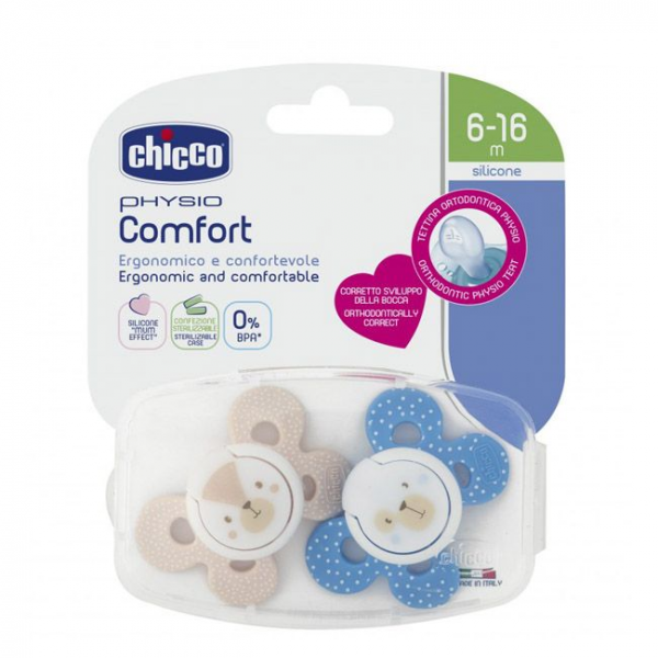 Chicco Physio Comfort Chupeta Silicone Boy 6-16M