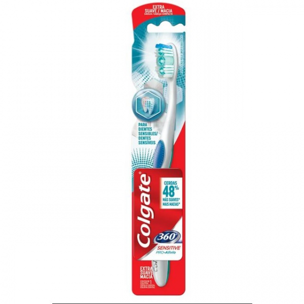 Colgate 360 Pro Relief Escova Dentes Extra Soft