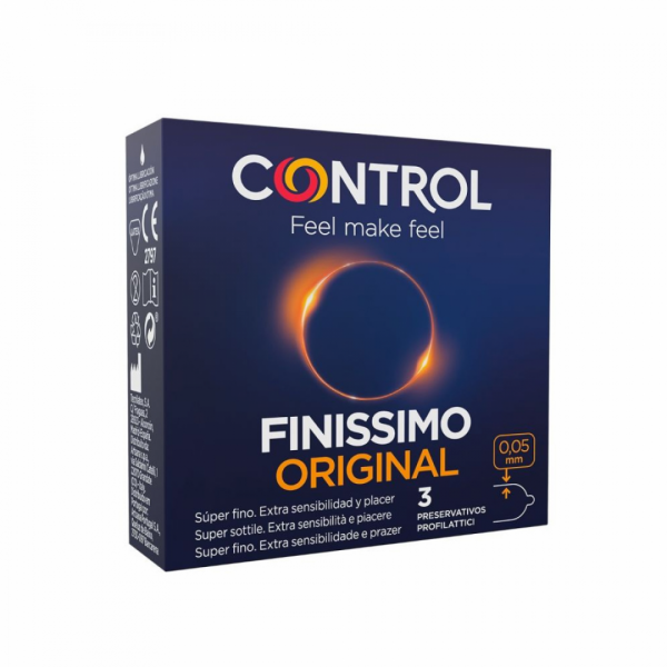 Control Finissimo Original Preservativo X3