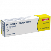 Diclofenac Bluepharma 10mg/g Gel 100g