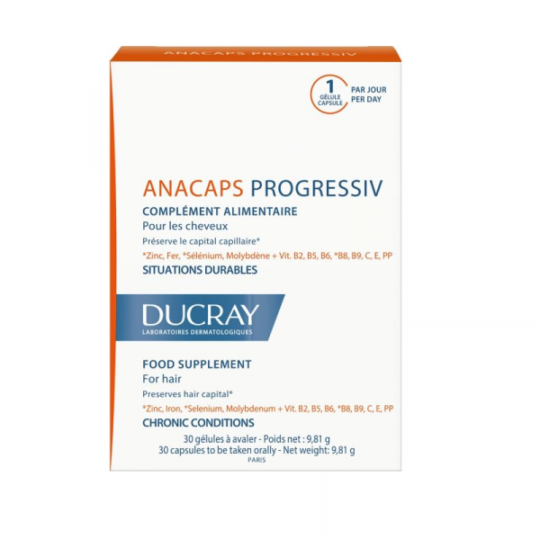Ducray Anacaps Progressiv Caps X30