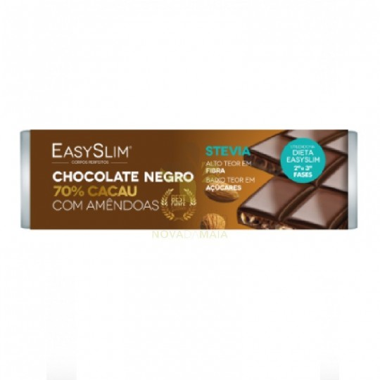 Easyslim Chocolat Negro 70% Cacau Amend 30g