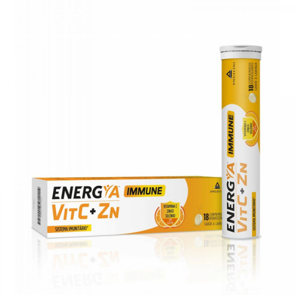 Energya Vit C + Zn Immune Comprimidos efervescentes 18 Unidade(s) com Desconto de 2€