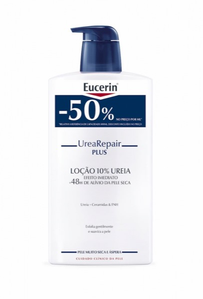 Eucerin UreaRepair PLUS Loção 10% Ureia para pele muito seca e áspera 1l com Preço especial