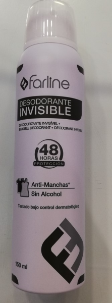 Farline Deo Spray Invisible 48H 150Ml