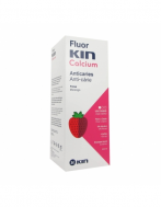 Fluor Kin Calcium Colut Morango 500 Ml