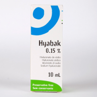 Hyabak Solução Hidratação/Lubrificação Olhos/Lentes 15Ml