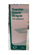 Ibuprofeno Generis MG, 20 mg/mL-200 mL x 1 susp oral mL