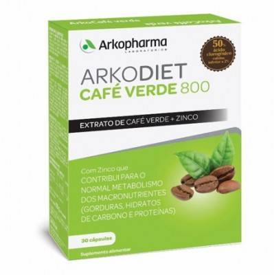 Arkodiet Café Verde 800 30 Cápsulas