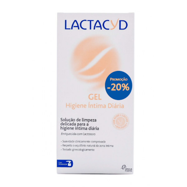 Lactacyd Íntimo Gel 200ml c/ Desconto 20%