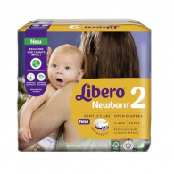 Libero Newborn 2 Fralda 3-6Kg X34