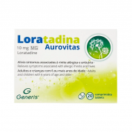 Loratadina Aurovitas MG, 10 mg x 20 comp
