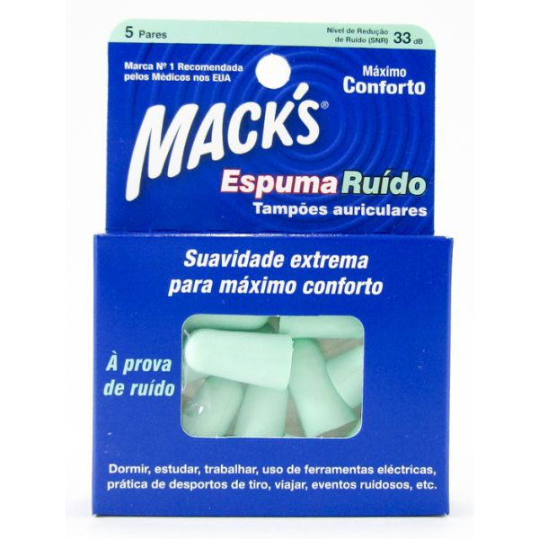 Mack\'s Tampes Auriculares Espuma Rudo X5
