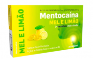 Mentocaína Mel e Limão, 1,2/0,6 mg x 24 pst