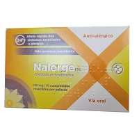 Nalerge MG, 120 mg Blister 10 Unidade(s) Comp revest pelic