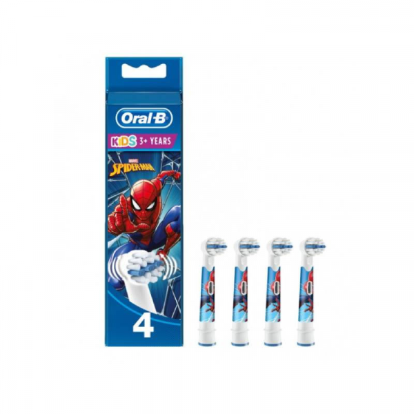 Oral B Kids Spiderman Recarga Escovas Eletricas X4