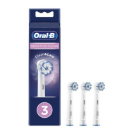 Oral B Sensitive Clear Recarga Escova Eletrica X3