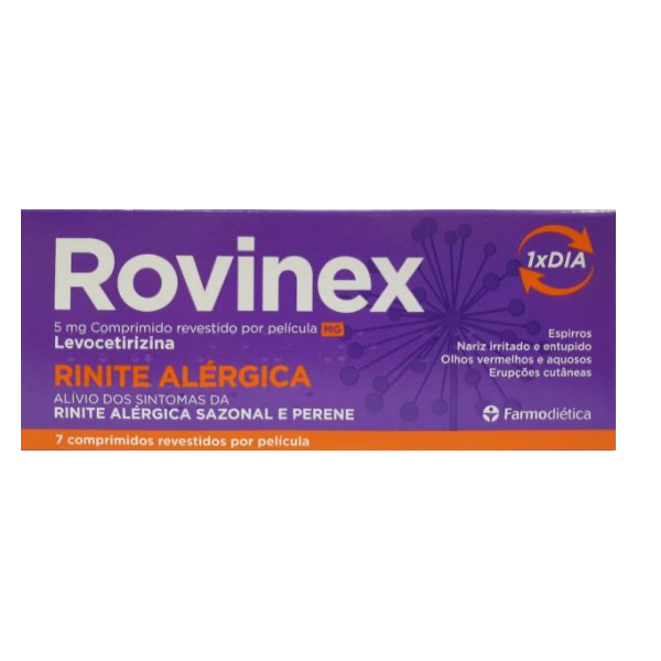 Rovinex MG,5 mg Blister 7 Unidade(s) Comp revest pelic