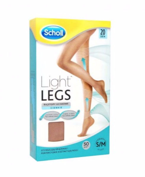 Dr. Scholl Light Legs Collant Compresso 20Den Bege XL