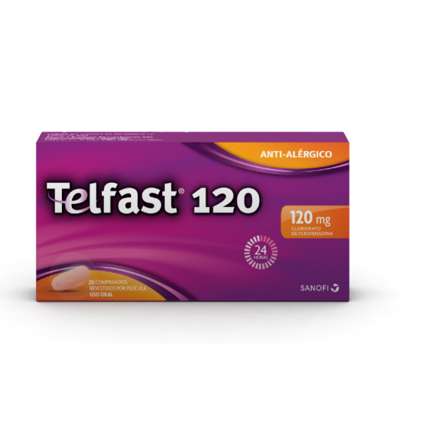 Telfast 120, 20 comprimidos