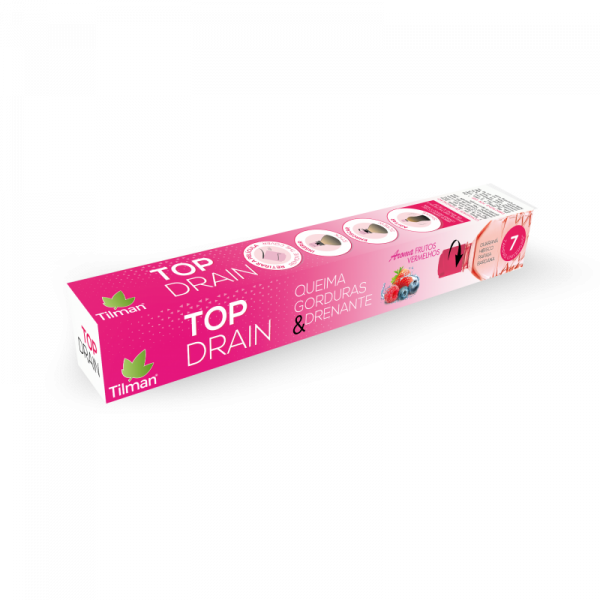Top Drain Frutos Vermelhos Caps X7