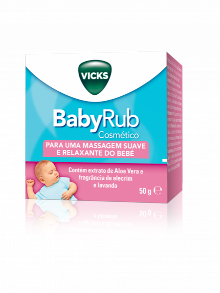 Vicks Babyrub Pomada Hidratante Calmante 50g