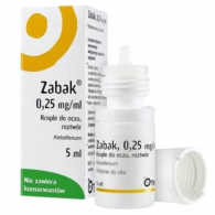 Zabak , 0.25 mg/ml Frasco conta-gotas 5 ml Col, sol